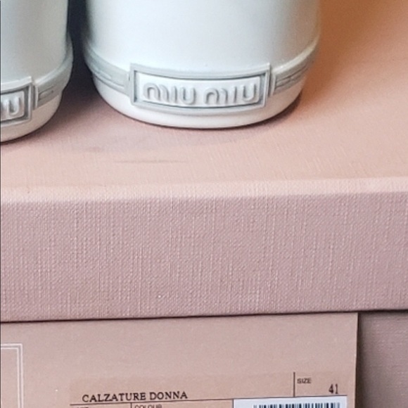 Miu Miu platform sneaker flats. - Picture 7 of 8